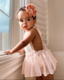 Vintage Lace Rose Romper