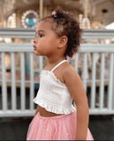 Pink Midi Sparkle Tutu Skirt