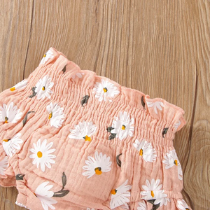 Sunshine Sweetheart: Floral 2-Piece Baby Girl Outfit