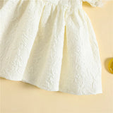 White short sleeve party dress